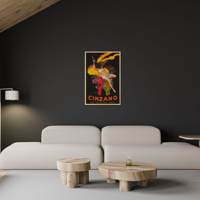 Asti Cinzano (Vintage) par Leonetto Cappiello - impression non encadrée, H 24 po x l 16 po x P 0,25 po