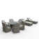 Algird 8 - Person Patio Conversation Sets with Cushions