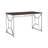 Martha Office Workspace Desk With Durable MDF Top And Chrome Frame, Perfect For Modern Productivity And Elegance