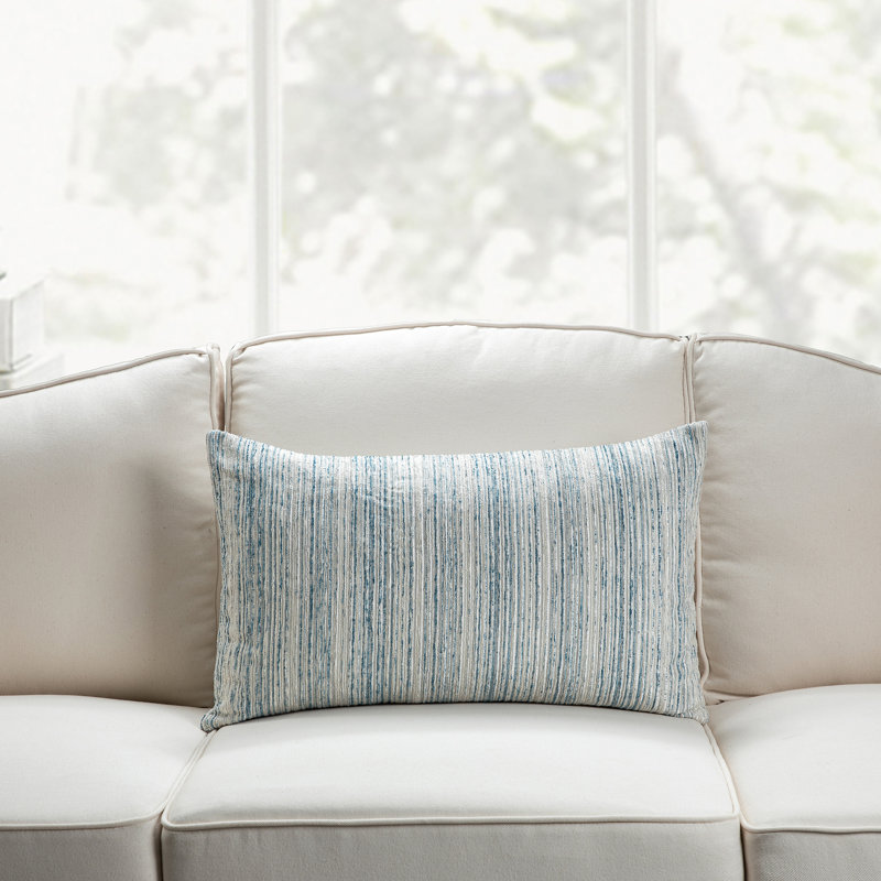 Seattle Throw Pillow, Down Blend, Blue