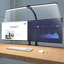 Lampe de bureau réglable en métal Danice