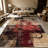 1PC Vintage Abstract Distressed Farmhouse Art Style area rugs for Living Room, Soft and Comfortable, Suitable for all seasons, easy-to-maintain, machine washable Indoor floor mat, Under Table Farmhouse suitable for dining room, bedroom, entryway,-129414120