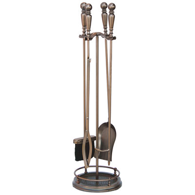 Colebrook Bronze Fireplace Tool Set