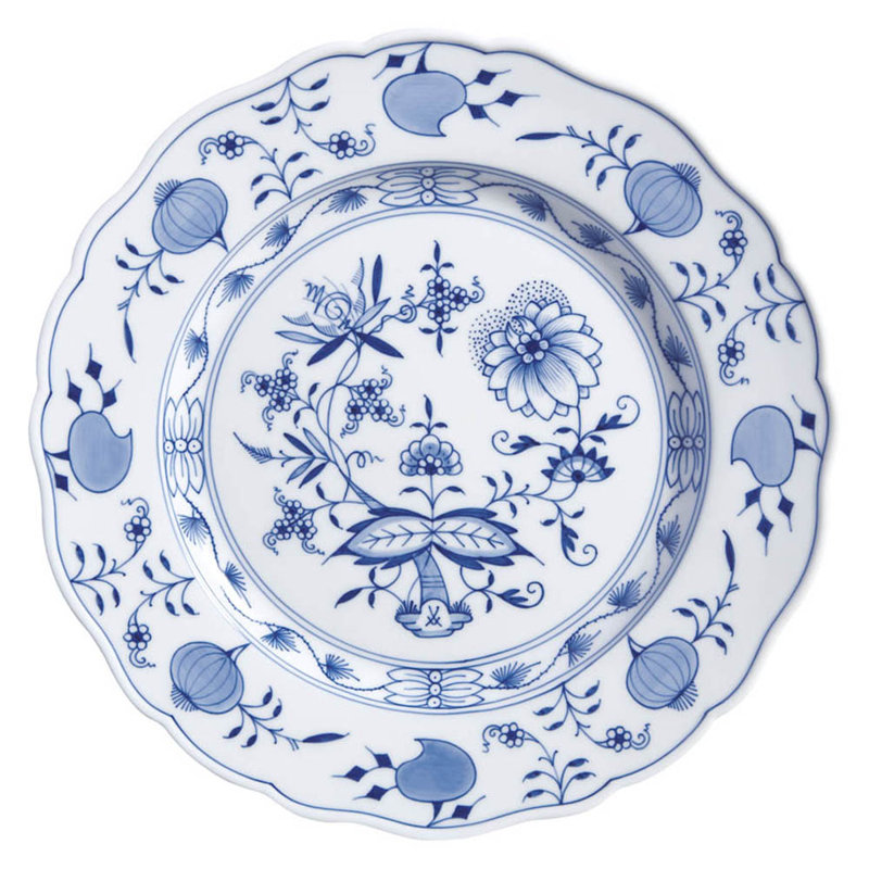 Assiette plate oignon 11 po