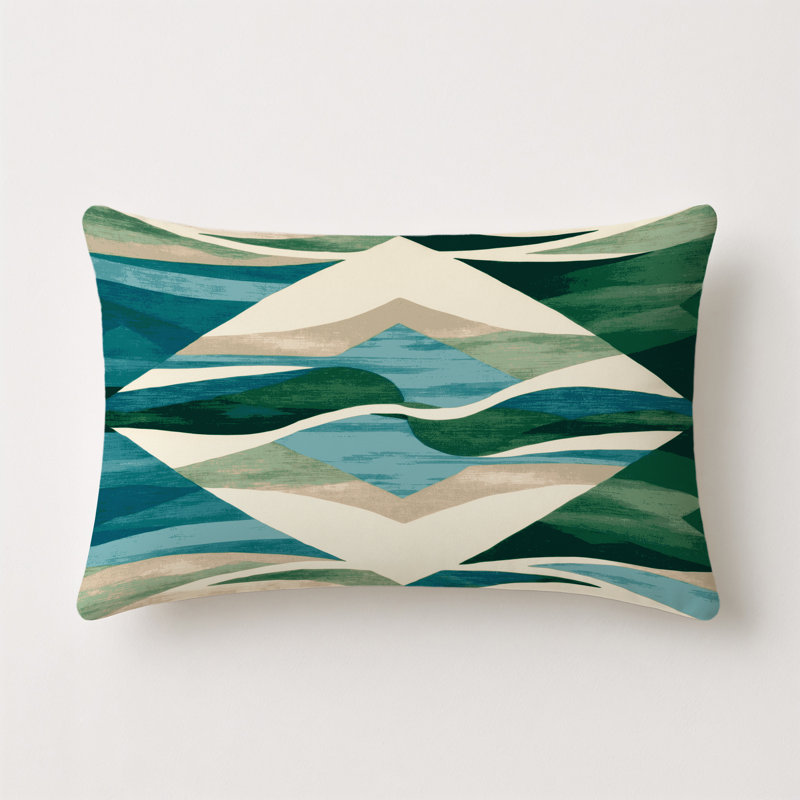Starshade Dreams Indoor And Outdoor Throw Pillow, Rectangle 18"H x 25"W