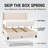 King Size upholstered Wingback Platform Bed-59418527