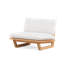Dweller Outdoor Teak Armless Lounge Chair-192730338