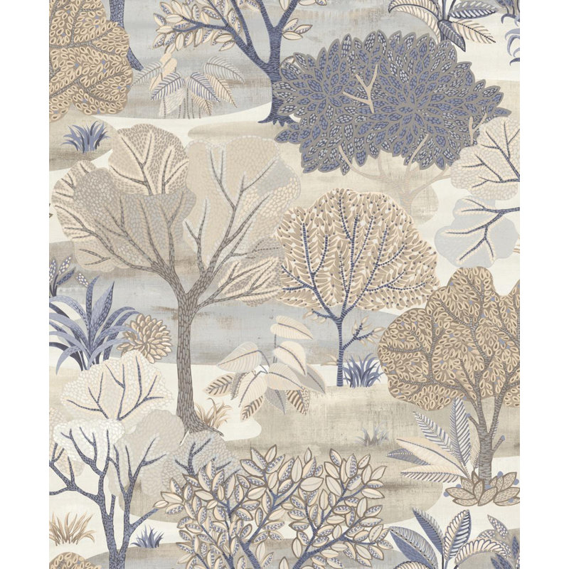 Rouleau de fleurs Einike, Beige