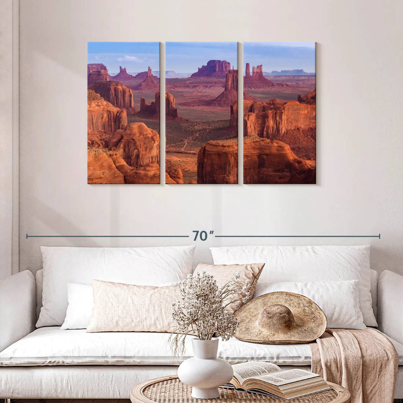 Tergel Iconic Monument Valley, H 28 po x l 45 po