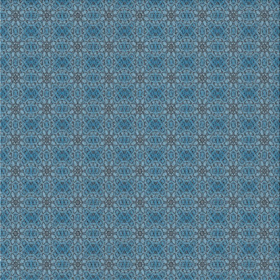 Patterned Blue Area Rug