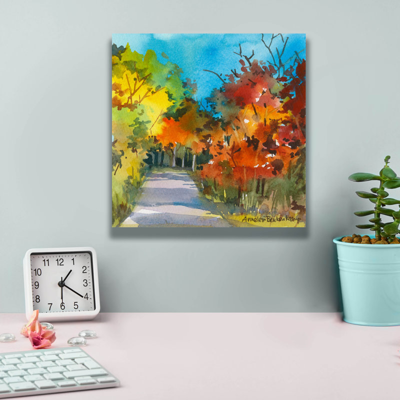 Art mural sur toile Winston Porter «Foliage» par Annelein Beukenkamp, H 12 po x l 12 po x P 0,75 po