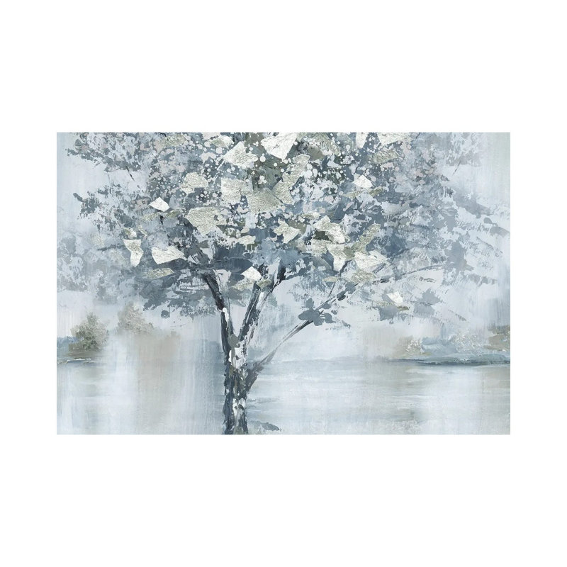Foil Foliage by Nan - Wrapped Canvas Print, 66.04 cm H x 45.72 cm W