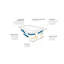 Baignoire tourbillon d'angle 66 po. X 66 po. Fuzion® Chroma Whisper-32673650