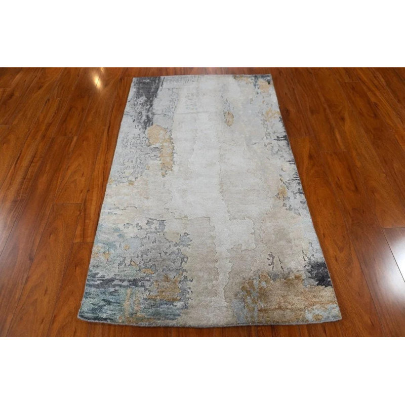 Tapis moderne en laine noué à la main 3 x 5 Alassio