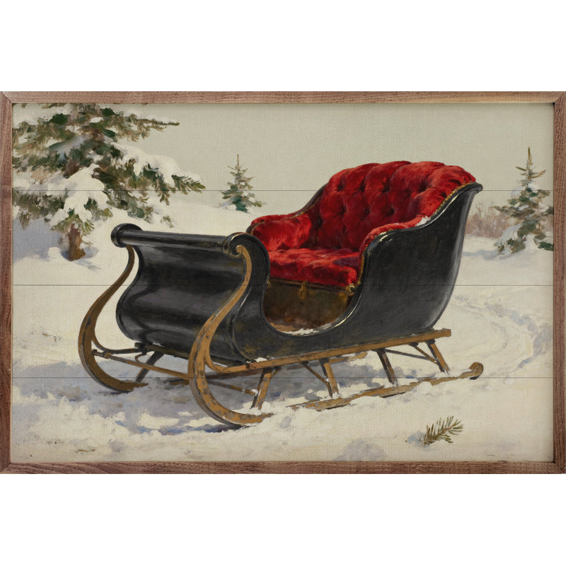 Velvet Sleigh, H 16 po x l 24 po