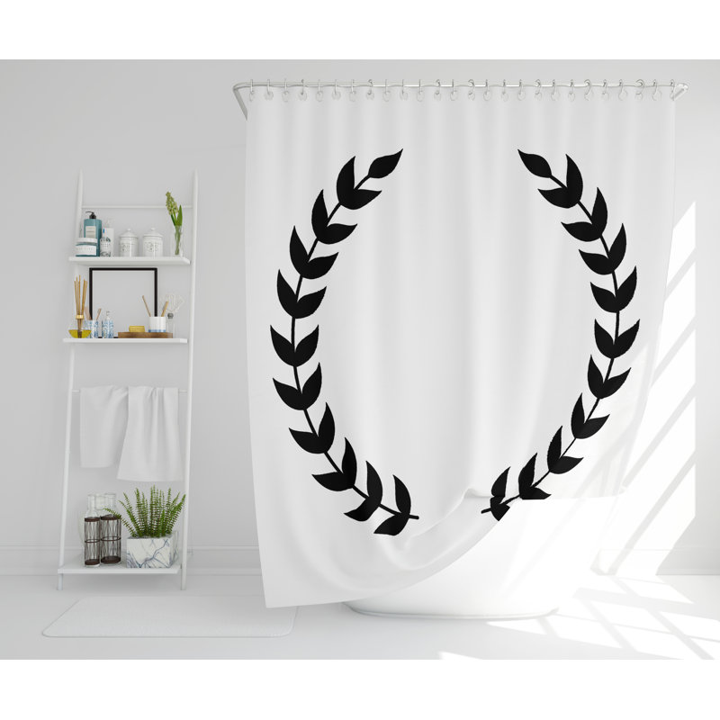 Whitworth Polyester Shower Curtain Set, 168cm H x 168cm W