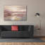 «Pink and Gold Landscape» par Silvia Vassileva, art mural sur toile-1622008292