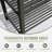Freestanding Outdoor Kitchen Counter In Grey, Aluminum Build, Double Storage, Food-Safe Surface, Protective Cover, Adjustable Leveler Feet For Decks Grey Countertop Island, Counter, Stable