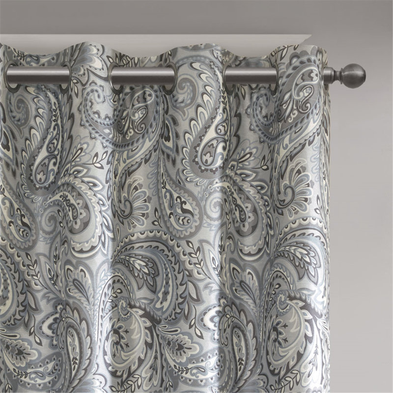 Srishti Silk Semi Sheer Curtain Single Panel