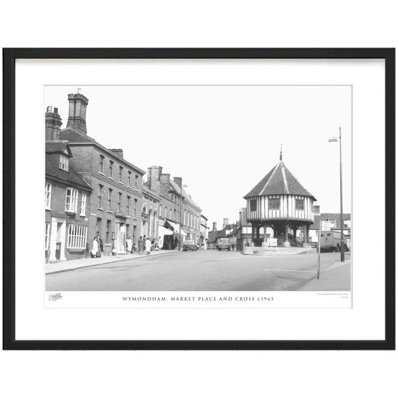 Wymondham, Market Place And Cross C1965 by Francis Frith - Single Picture Frame Print, 60cm H x 80cm W x 2.3cm D