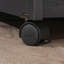 Chariot de cuisine / micro-ondes, finition noire