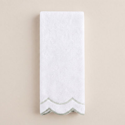 Peri Home Scallop Cotton Hand Towel