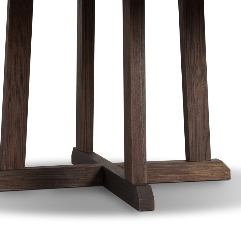Indie Outdoor Round Teak Dining Table