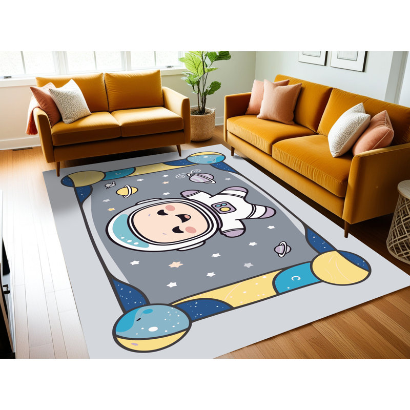 Tapis pour enfants Zoomie, Rectangulaire 2 pi x 3 pi