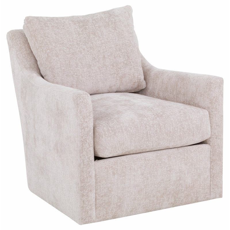 Chaise pivotante Teddi, Paille 3162, Amande chamois