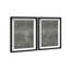 Dancing Petals Set Shadowbox Abstract Print by Oliver Gal, Black Frame, 10 x 15-822301528-822301534