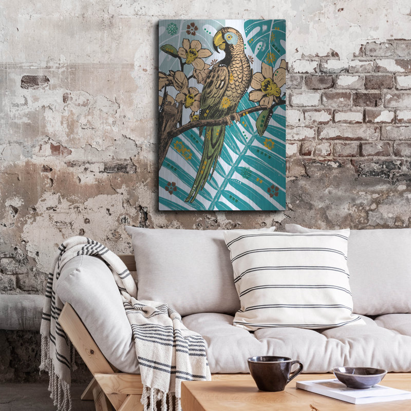 Bayou Breeze «Tropic Friends 2» par Dean Russo, art mural en métal, H 36 po x l 24 po