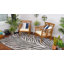 Tapis intérieur / extérieur blanc Phocas-893617079