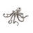 Louvenia Antiqued Silver Resin Octopus Tabletop Sculpture-95261428