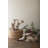  Faux Concrete Rabbit Sitting Sculptural Animal Decor 14" H Accent