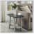 Plateau noyer / base grise