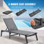 106.7cm Long Chaise Lounge Set