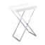 Tray Top Cross Legs End Table