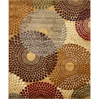 Apex Abstract Beige/Brown Area Rug