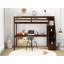 Lit simple Gihan avec bureau intégré