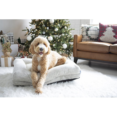La-Z-Boy Rosie 36X28 Lounger Dog Bed, Cream