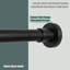 Tringle de douche robuste, tringle de rideau de douche réglable, extensible 47-84 pouces, tringle de douche à fixation permanente, acier inoxydable antirouille pour rideau de fenêtre et garde-robe