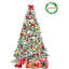Arbre de Noël artificiel pin floqué-51504551