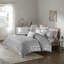 Ensemble d'édredon double / grand imprimé métallique-121790656-121790657