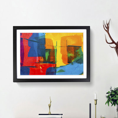 Abstract Art Painting Vol.42 by S.Johnson - Framed Print