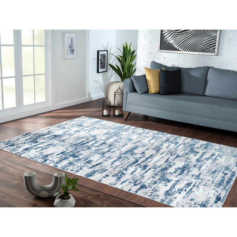 Tapis tissé céladon Milano Collection, Tapis de couloir 2 pi 8 po x 9 pi 10 po