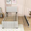 Sterns Twin Wooden Platform Bed with Trundle-791209674