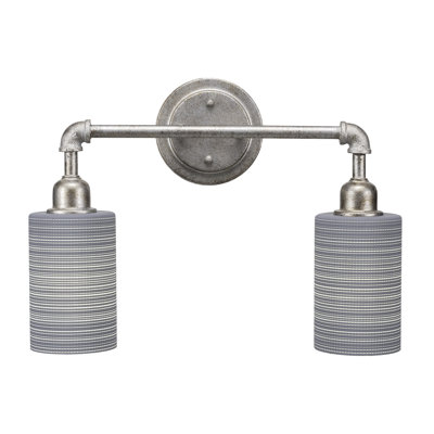 Éclairage pour meuble-lavabo 2 lumières rétro Snider