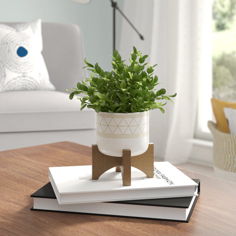11'' Faux Eucalyptus Plant in Planter