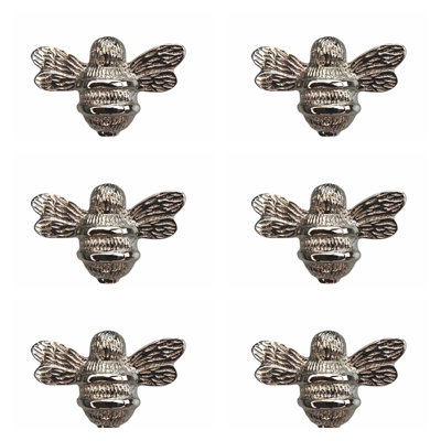 Sagers 6 X Nickel Bee Knobs