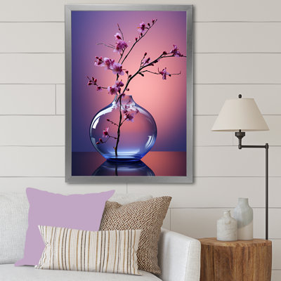 " Violet Visionary Vase Tranquility I "